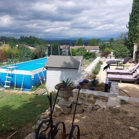 La Flor Azul Bed & Breakfast Grospierres Bagian luar foto