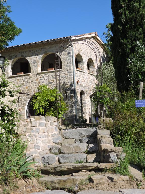 La Flor Azul Bed & Breakfast Grospierres Bagian luar foto